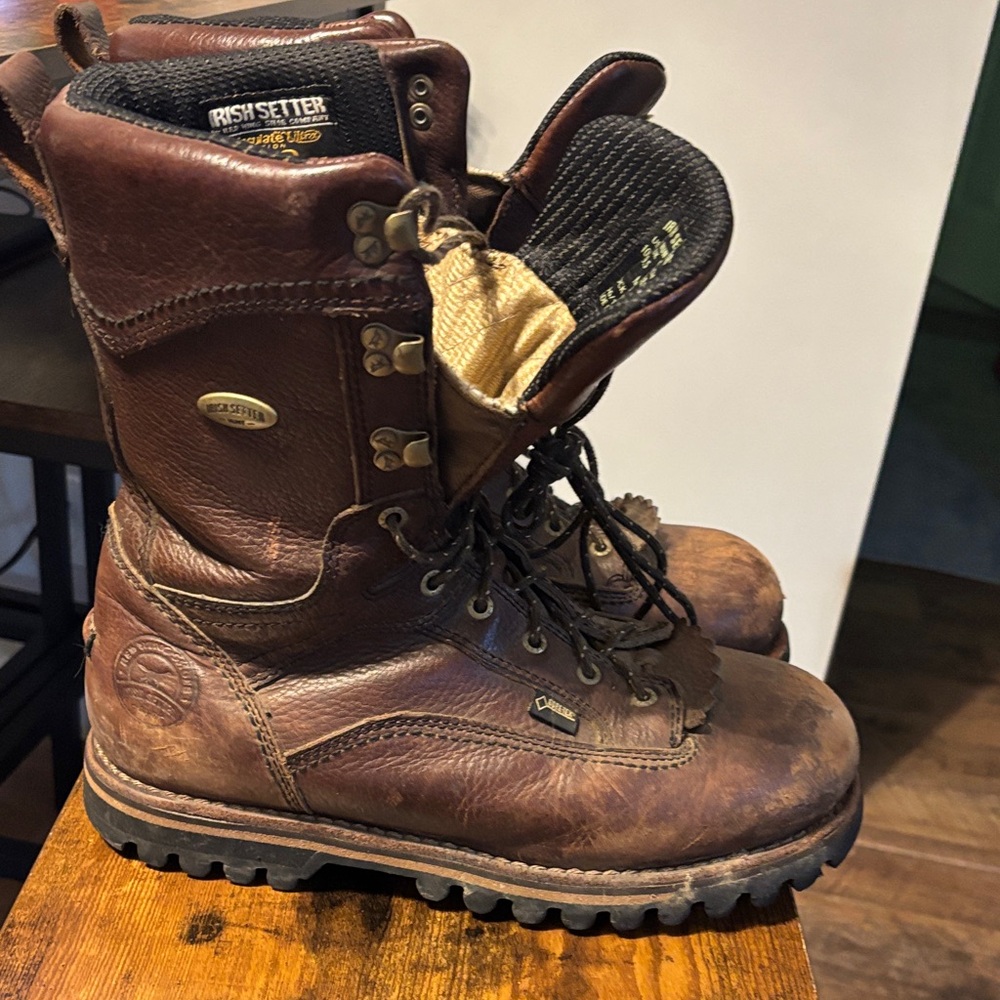 Irish Setter Dark Brown Leather Hiking Boots